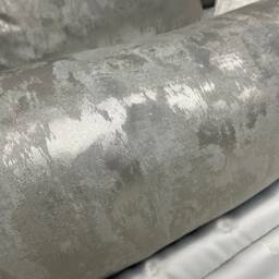 "Luxury Silver Grey Cushion 16"" X 6" - thumbnail 2