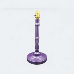 Baby Purple Bamboo Style Lamp, 33cm Tall - thumbnail 1