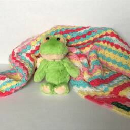 Multi-Coloured Baby Blanket - thumbnail 3
