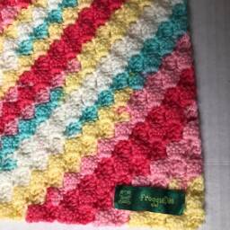 Multi-Coloured Baby Blanket - thumbnail 4