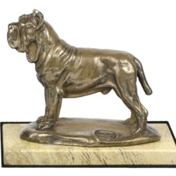 Neapolitan Mastiff , Dog Sand Marble Base Statue, Limited Edition, Artdog. Made Of Cold Cast Bronze. Perfect Gift. Limited Edition - thumbnail 2