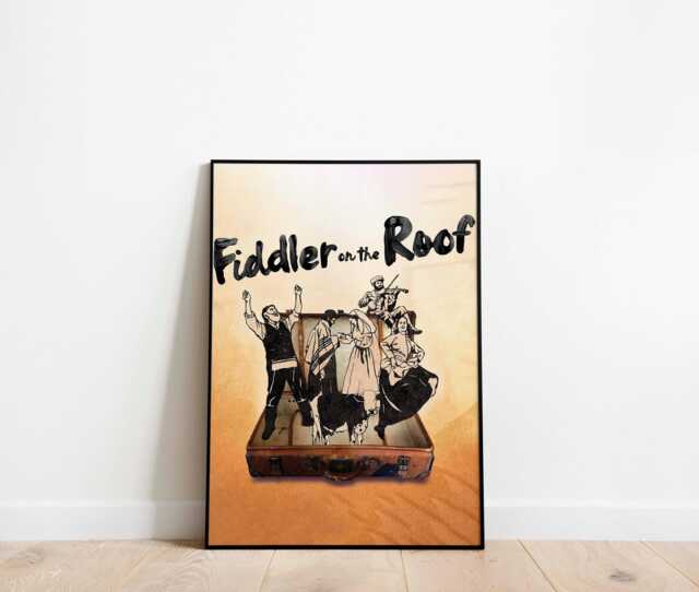 Fiddler On The Roof Musical Theatre Print Poster
