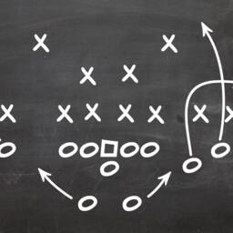 Football Playbook Vinyl Wall Decal Man Cave Decor - thumbnail 2