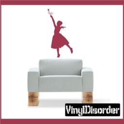 Princess Balarina Vinyl Wall Decal Or Car Sticker - Balarinast001Et - thumbnail 1