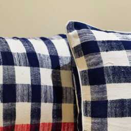 Handmade Moroccan Soft Pillow Cover, Berber Recycled Blanket, Home Design - thumbnail 2