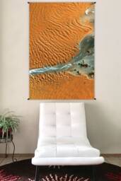 Home D??cor Tapestry - Nature Wall Hanging Landscape Yoga Gift Hippie Map Namib - thumbnail 1
