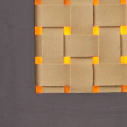 Modern Black & Yellow Ceramic Wall Sconce Square Up Down Light - thumbnail 3