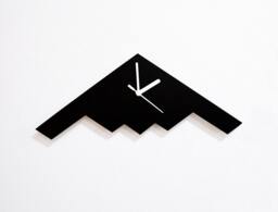 stealth Aircraft Silhouette - Wall Clock - thumbnail 1