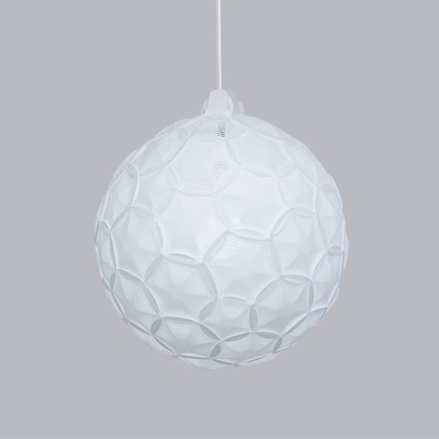 Sphere Pendant Light - Airy White Lamp - image 1