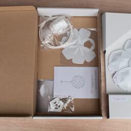 Sphere Pendant Light - Airy White Lamp - thumbnail 4