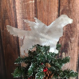 Golden Retriever, Dog Christmas Tree Topper, Yard Stake, Wall Or Shelf Art, Metal, Dog Lover, Assistance Dog, Guide Puppy Raiser Gift - thumbnail 1