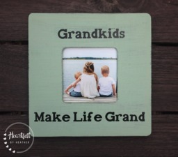 Personalized Grandkids Picture Frame - Mother's Day Gift For Grandma - thumbnail 1