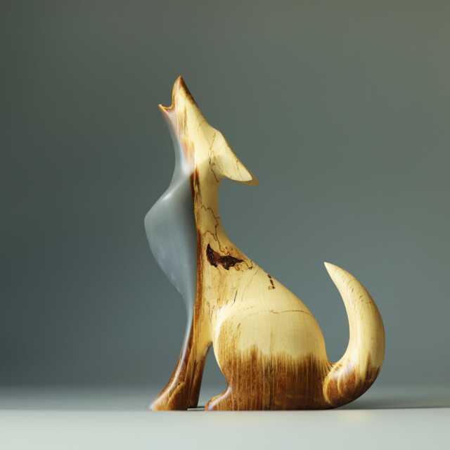 Wolf Sculpture - 28 - image 1