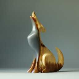 Wolf Sculpture - 28 - thumbnail 2