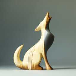 Wolf Sculpture - 28 - thumbnail 4