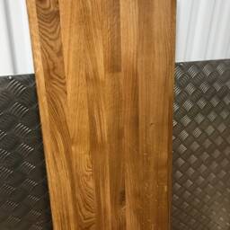 Oak Top Cover - 2 Cube Long Kallax Solidwood 76.5cm X 39cm Oiled - thumbnail 3
