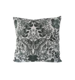 Green White Butterflies Spring Cushion Cover 16 - thumbnail 1