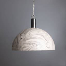 Kauri Marbled Ceramic Dome Pendant Light 14.75'' Ip20 - thumbnail 3