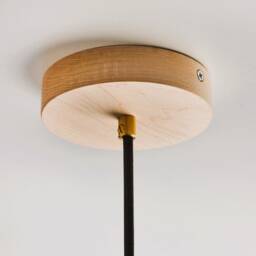 Japandi Chandelier Lighting Wood Veneer Pendant Light Summer Home Decor - Sculptural Scandinavian Fixture For Kitchen Island Jupiter - thumbnail 4