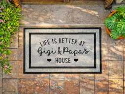 Family Name Outdoor Doormat, Personalised Weatherproof Welcome Mat - thumbnail 1