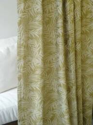 Fernand Cotton Sheer Curtain, 2 Colors, Soft Curtain For Bedroom & Living Room, Privacy 1Pc - thumbnail 1