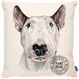 Personalised English Bull Terrier Cushion Cover Dog Throw Pillow Custom Dogs Bed Decor New Puppy Pooch Birthday Gift Ekdc18 - thumbnail 2