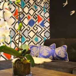 "Designers Guild , Curtain Panels-Roman Blinds "" Bayshore" - thumbnail 2