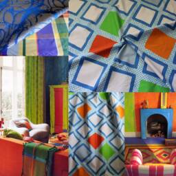 "Designers Guild , Curtain Panels-Roman Blinds "" Bayshore" - thumbnail 4