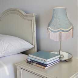 Traditional Duck Egg Blue Fabric Lampshade, Handmade For Table Lamp Bases Floor Standard Shades Ceiling Pendants & Wall Lights - thumbnail 3