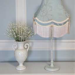 Traditional Duck Egg Blue Fabric Lampshade, Handmade For Table Lamp Bases Floor Standard Shades Ceiling Pendants & Wall Lights - thumbnail 2