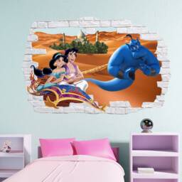 Famous Cartoon Characters Wall Art Sticker Decal Mural Poster Girls Room Decor 1045 - thumbnail 3