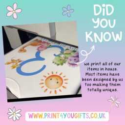 Personalised Baby Blanket - Floral Butterfly Design Super Soft 100 Cotton Dtg Printed - thumbnail 3