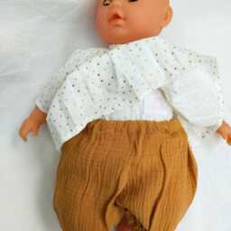 Enchanted Outfit & Magical Gold Smocking For A 42cm Doll - thumbnail 4