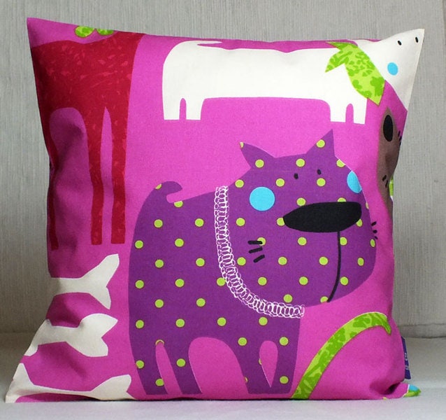 Cushion Colorful Dogs Decorative Cushion - image 1