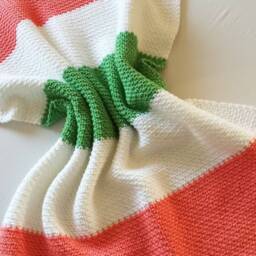 Crochet Blanket - Baby Shower Handmade Gift For Mum To Be - thumbnail 1