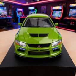 Mitsubishi Evo Vii Car Alarm Clock - Realistic Engine Sound, Handmade, Enthusiast Gift - thumbnail 3