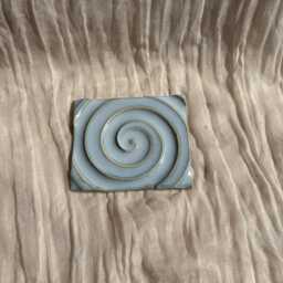 Sky Blue Soap Dish, Rectangular Bathroom Tray, Handmade Kitchen Pottery, Household Holder, Thrown Textured Dishes - thumbnail 3