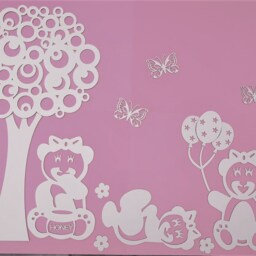 Nursery Decor, Butterfly Decor, Cute Girl Room Girls Nursery Girls Wall Art, Playroom Decor , Laser, Decor - thumbnail 2
