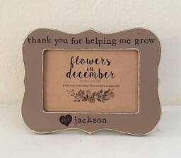 Nanny Gift, Nicu Nurse Babysitter Surrogacy Personalized Picture Frame, Thank You Gift - thumbnail 1