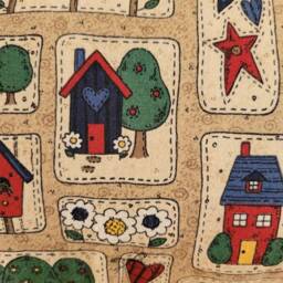 Birdhouse Print Throw Pillow, Farmhouse Decor - 20x16 - thumbnail 2