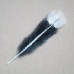 Needle Felted Blue Jay Feather, Made To Order - thumbnail 2