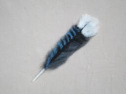 Needle Felted Blue Jay Feather, Made To Order