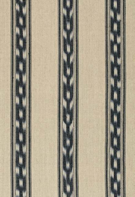 Mojave Ikat Stripe in Ebony Or Slate /Listing Is For One Pillow - image 1