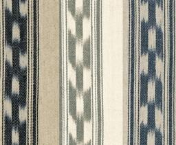 Mojave Ikat Stripe in Ebony Or Slate /Listing Is For One Pillow - thumbnail 3