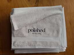 Personalised Towel With Business Logo, Name Embroidery, Custom Logo On Towel, Egyptian Cotton - thumbnail 1