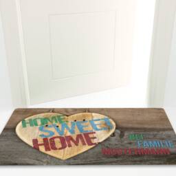 "Doormat With Name, Individually ""Home Sweet Home" - thumbnail 2