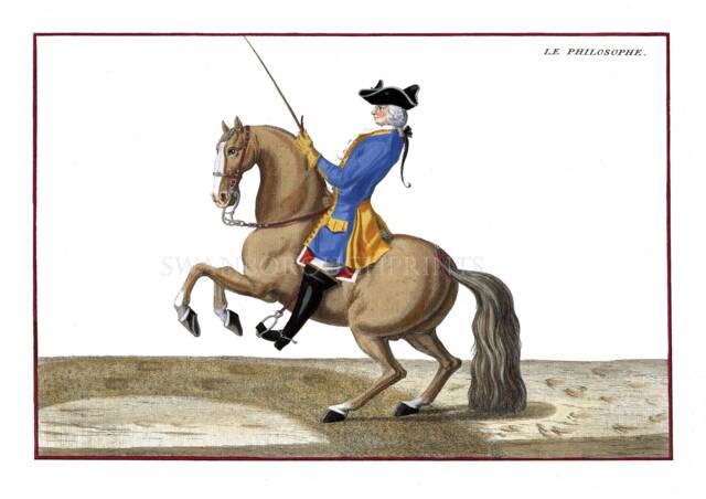 Horse Dressage Wall Art Print Ballet School Decor - image 1
