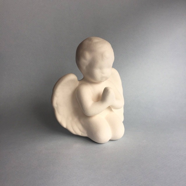 Ceramic Angel Figurine, Valentines Day Gift, Ceramics To Paint, Unpainted Figurines, Statue, Ready Paint, Holiday Gift For Her - image 1