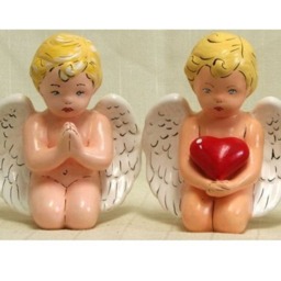 Ceramic Angel Figurine, Valentines Day Gift, Ceramics To Paint, Unpainted Figurines, Statue, Ready Paint, Holiday Gift For Her - thumbnail 2