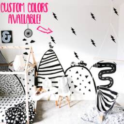 Superhero Boys Girls Room Stickers Fun Decals Minimalist Hipster Playroom Gift Monochrome Wall Decal Diy Hip Babyshower Remodel - thumbnail 3